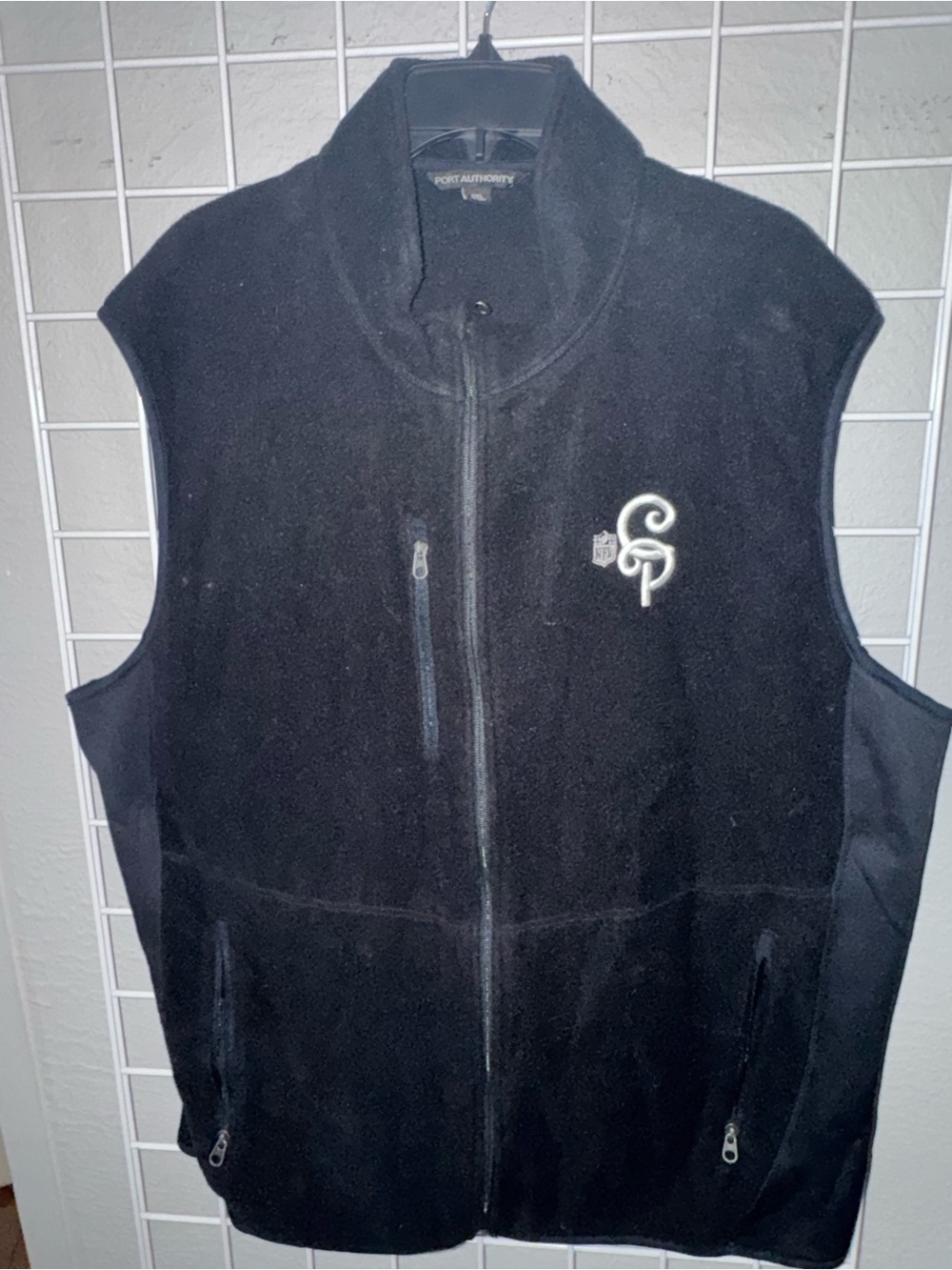 NFL CP SUMMIT- NEW ORLEANS VEST NFL/CP SOFT FLEECE UNZIPPERED HAND POCKETS